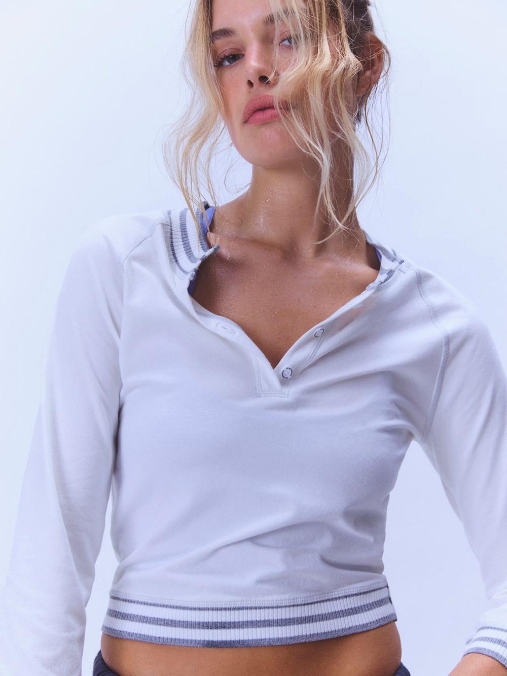 Free People Movement Make You Mine Layer White Combo - Size Small